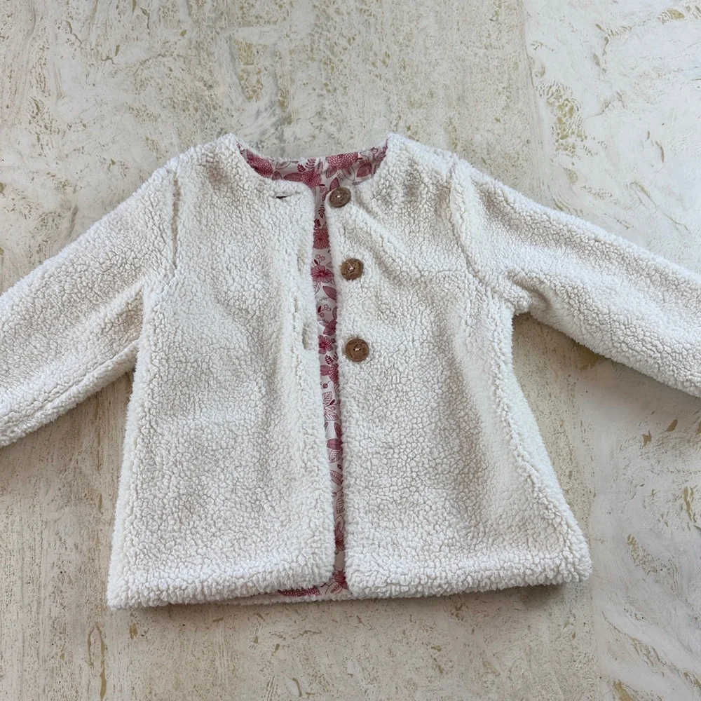 Sergent Major Toddler Girl Reversible Jacket – Size 3 Years / 98 cm French
