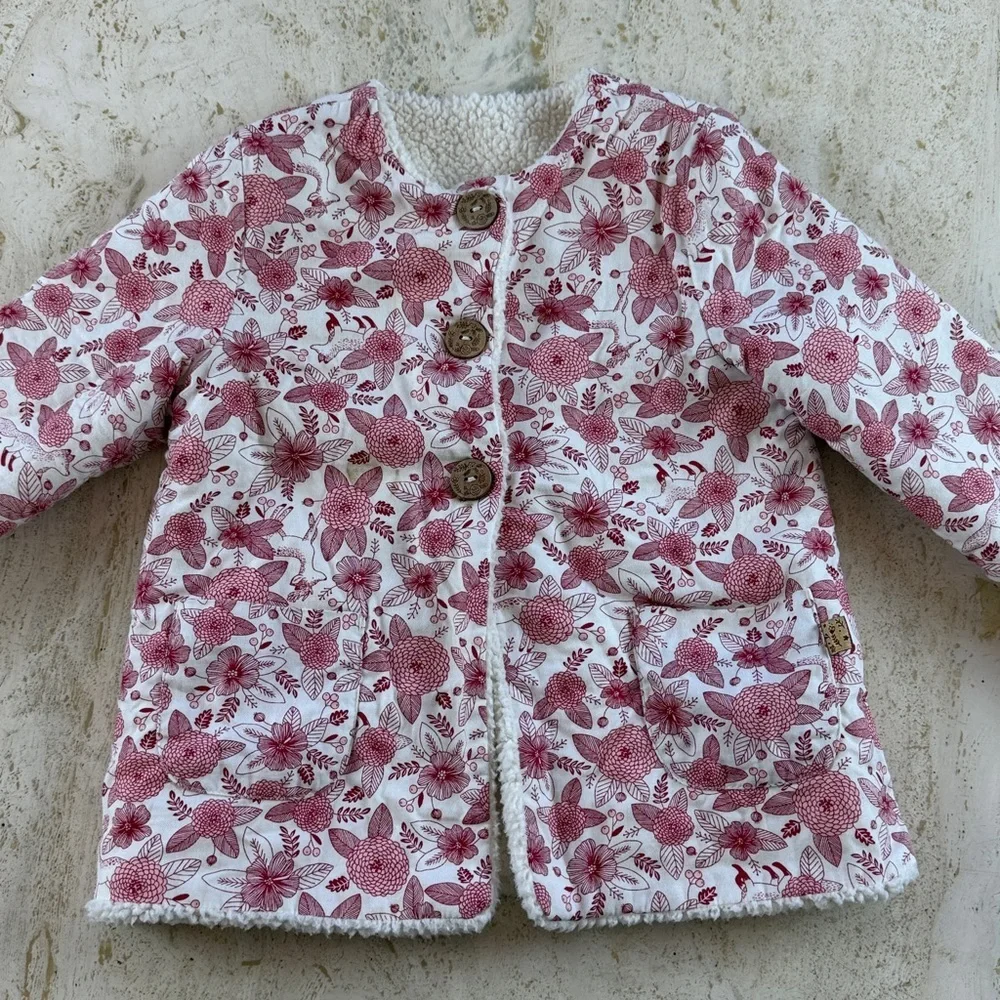 Sergent Major Toddler Girl Reversible Jacket – Size 3 Years / 98 cm French