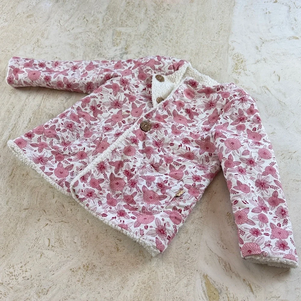 Sergent Major Toddler Girl Reversible Jacket – Size 3 Years / 98 cm French