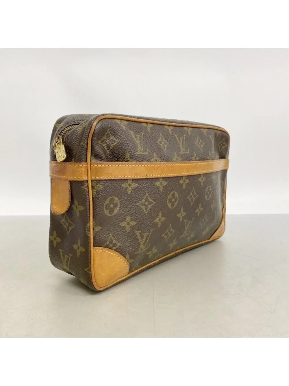 Louis Vuitton Clutch Monogram Compiegne 28 Brown