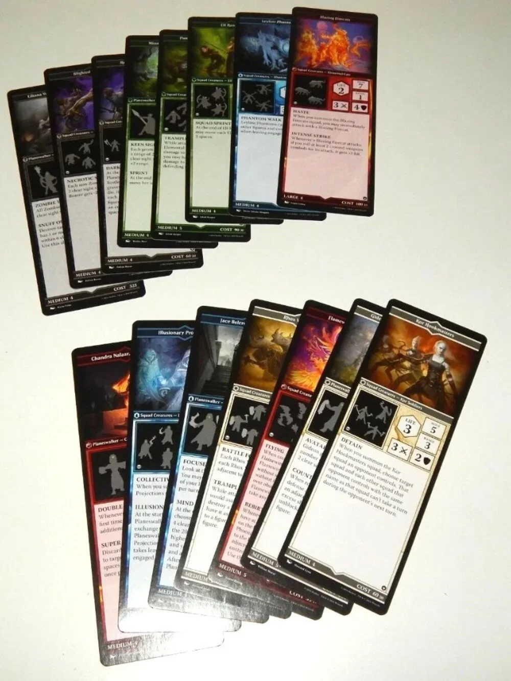 Magic the Gathering Arena of the Planeswalkers 15 Army Cards REPLACEMENT Pieces