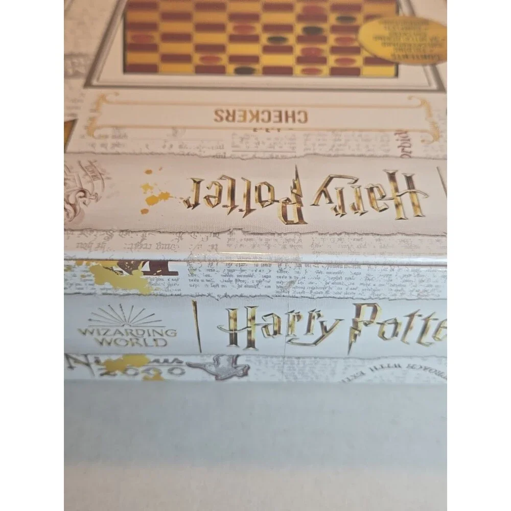 NEW Harry Potter Checkers Interlocking Wizarding World Warner Bros Ages 6+ NIB