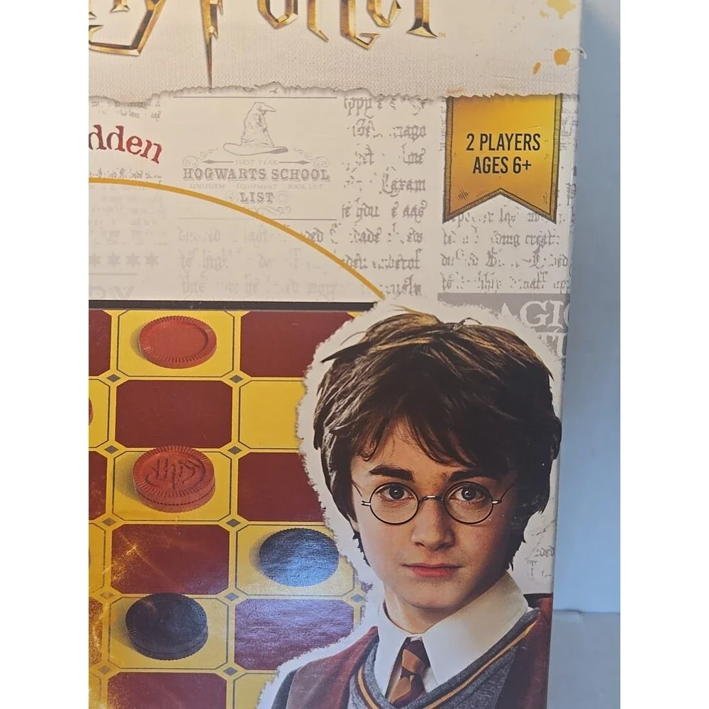NEW Harry Potter Checkers Interlocking Wizarding World Warner Bros Ages 6+ NIB