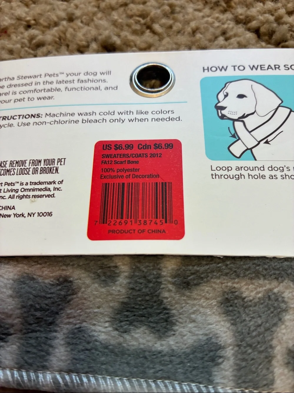 Martha Stewart soft wrap