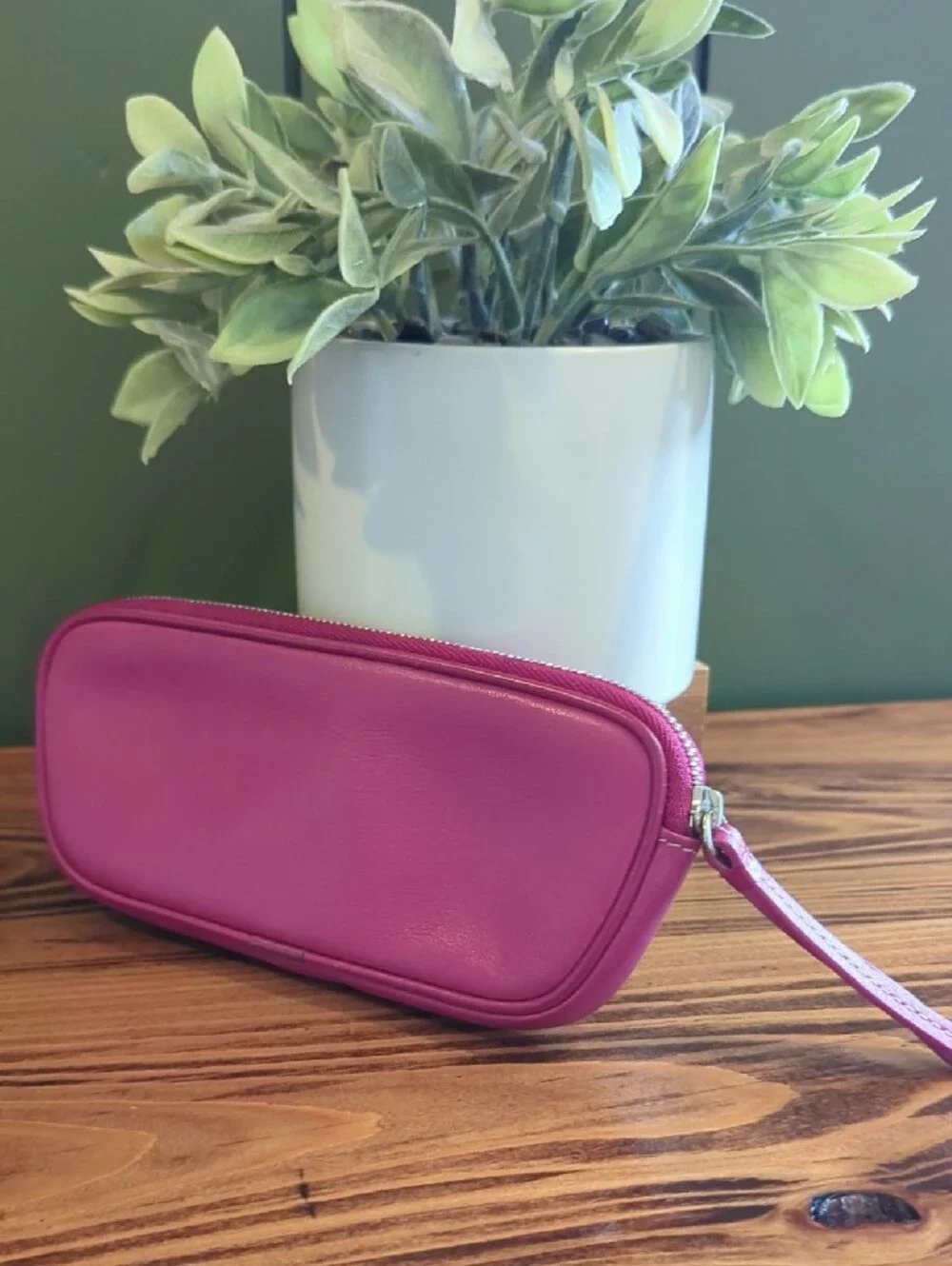 Coach sleek leather