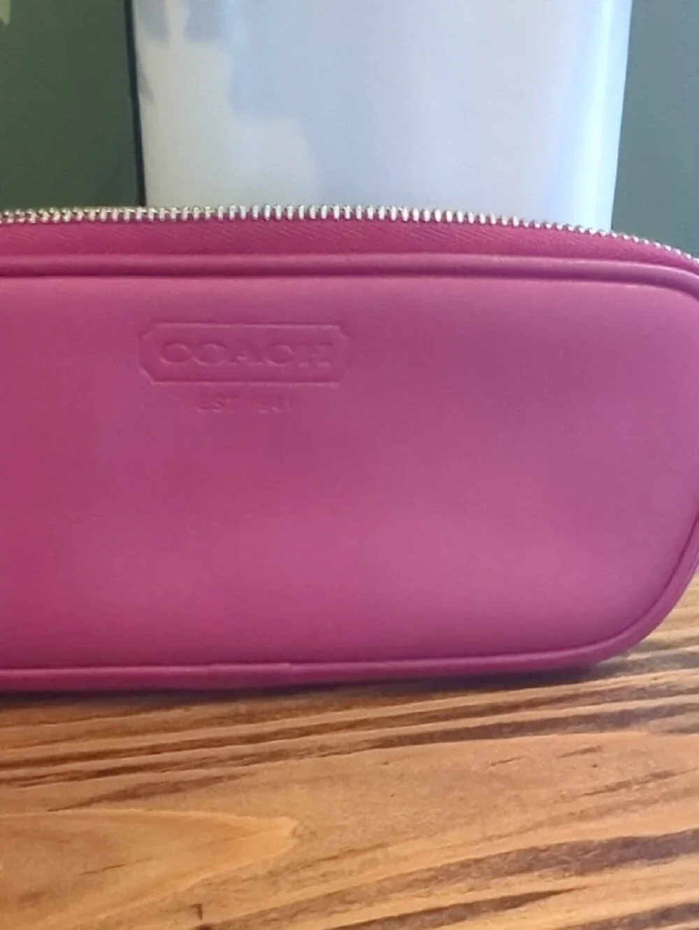 Coach sleek leather