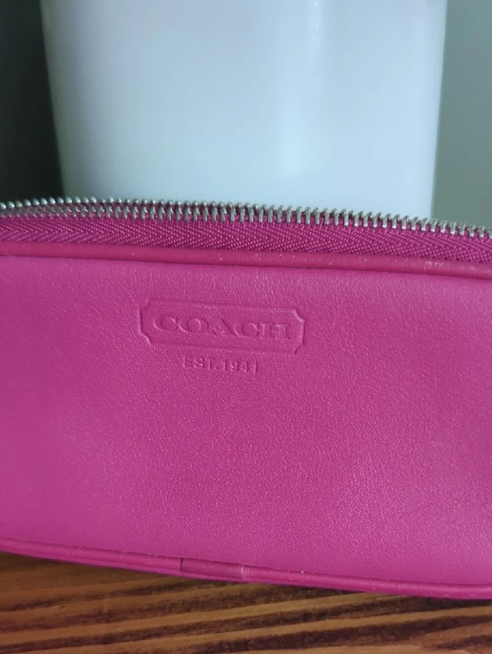 Coach sleek leather