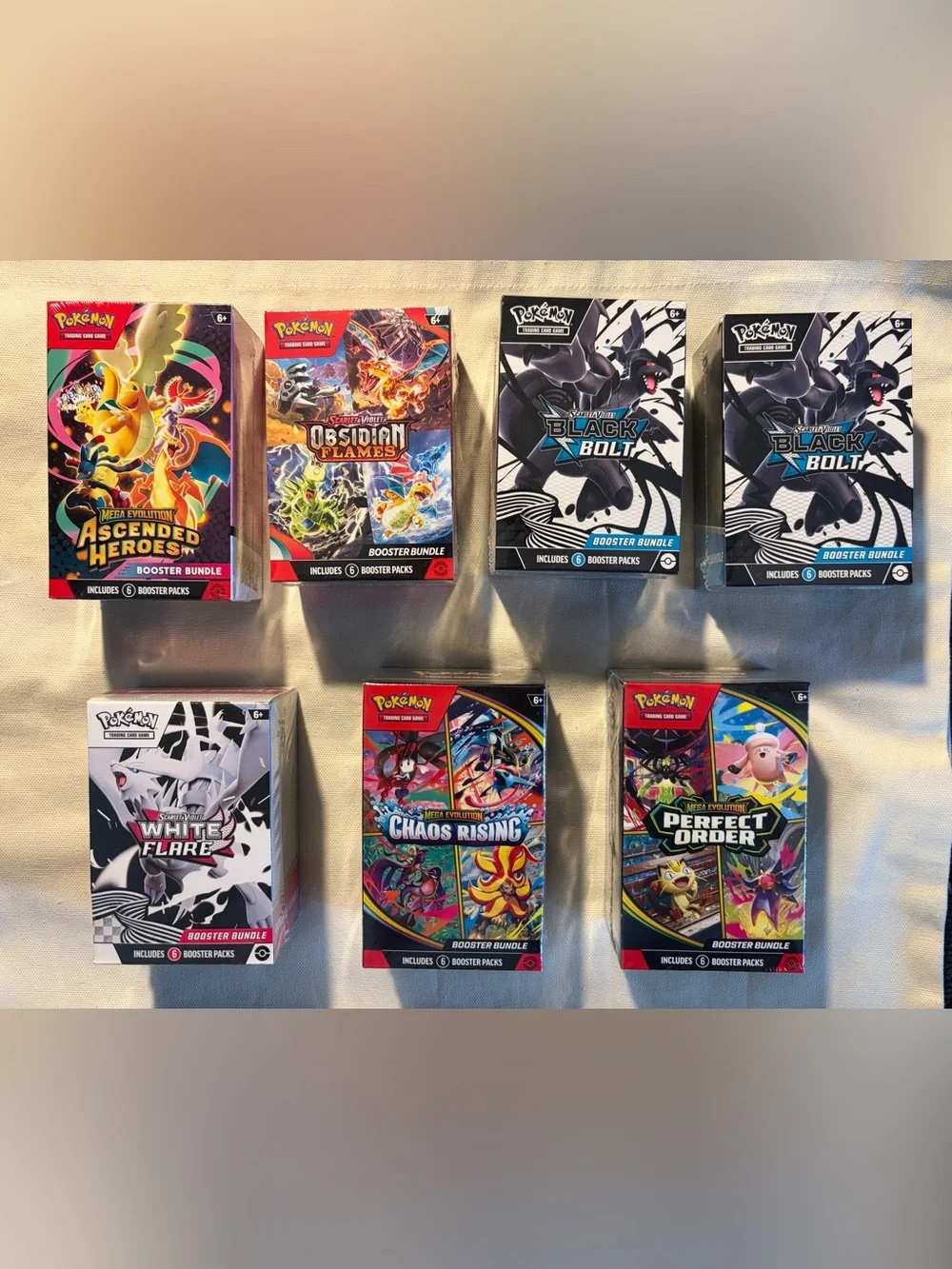 Pokemon Booster Bundle Lot of 7
