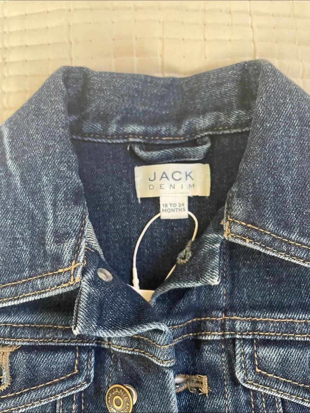 Janie and Jack Blue Denim Jean Jacket