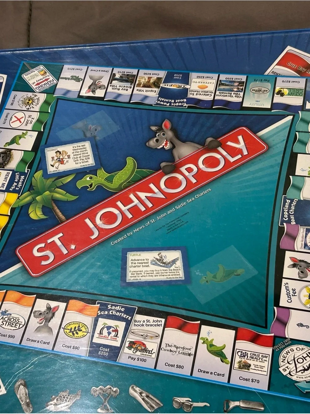 4th Edition St. Johnopoly board game island of St. John, U.S. Virgin Islands NEW