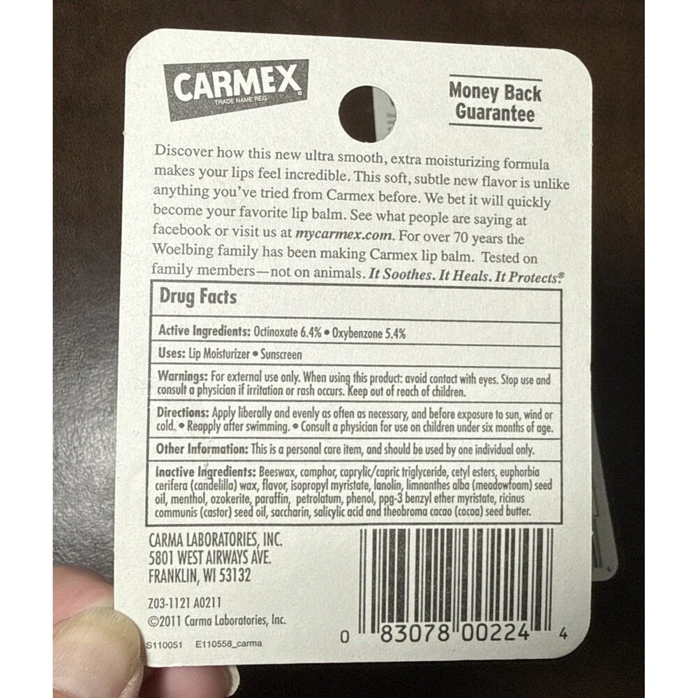 Carmex sure extra