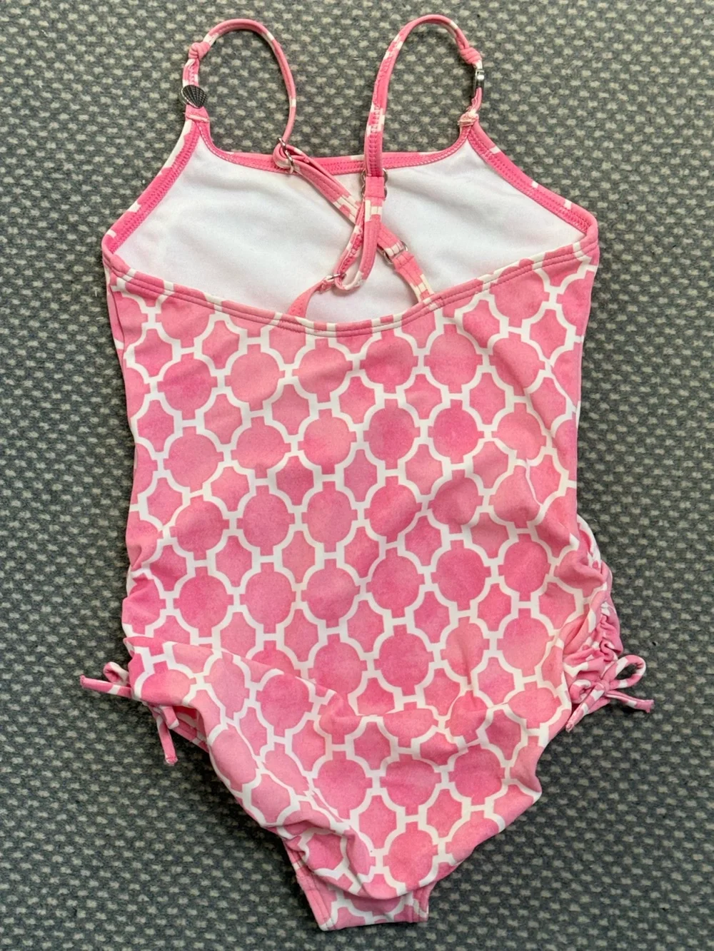 Lands End finish pink dry