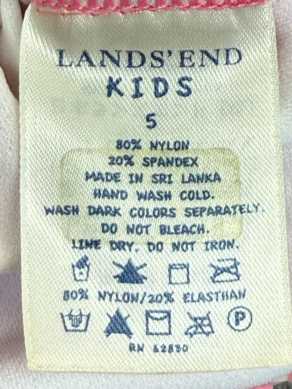 Lands End shoulder patterned