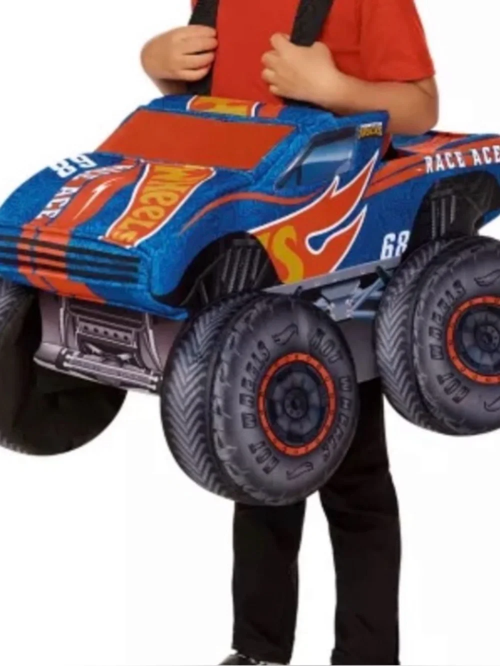 Hot Wheels Ride Along Monster Truck Costume ages 3-5 Toddler OSFM