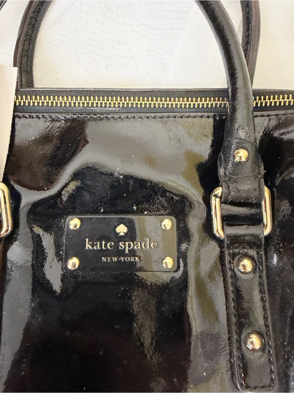 kate spade glossy patent