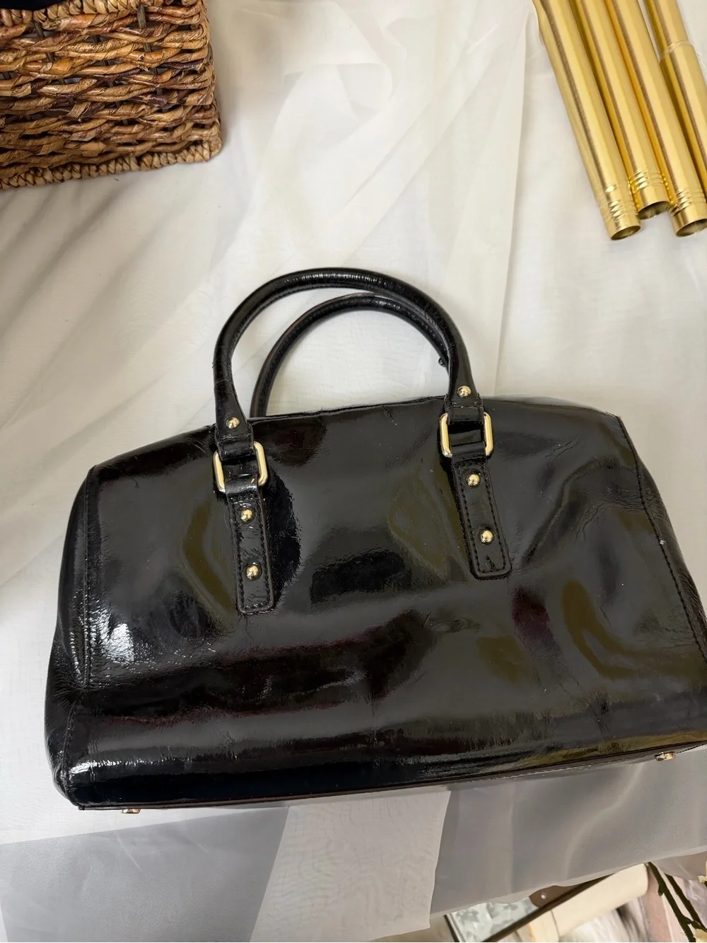 kate spade glossy patent