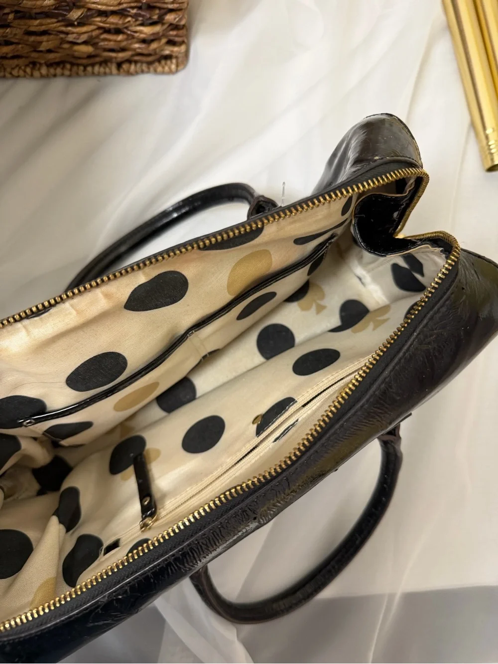kate spade glossy patent