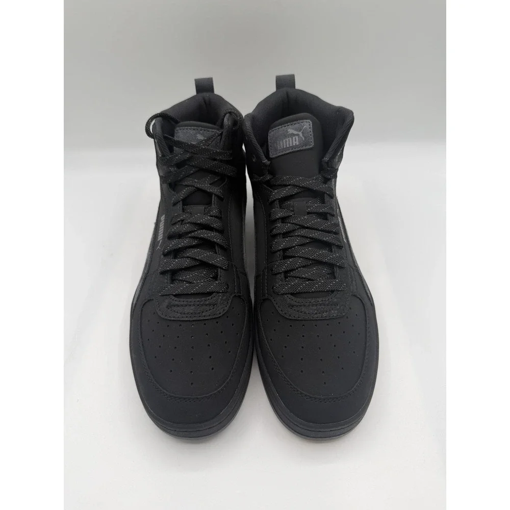 Puma Caven 2.0 Mid Buck Mix Sneaker, Men's 8.5, EU 41, Black Gray,#399020-01