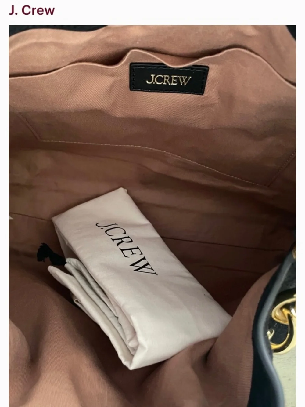 J. Crew gorgeous bag…never