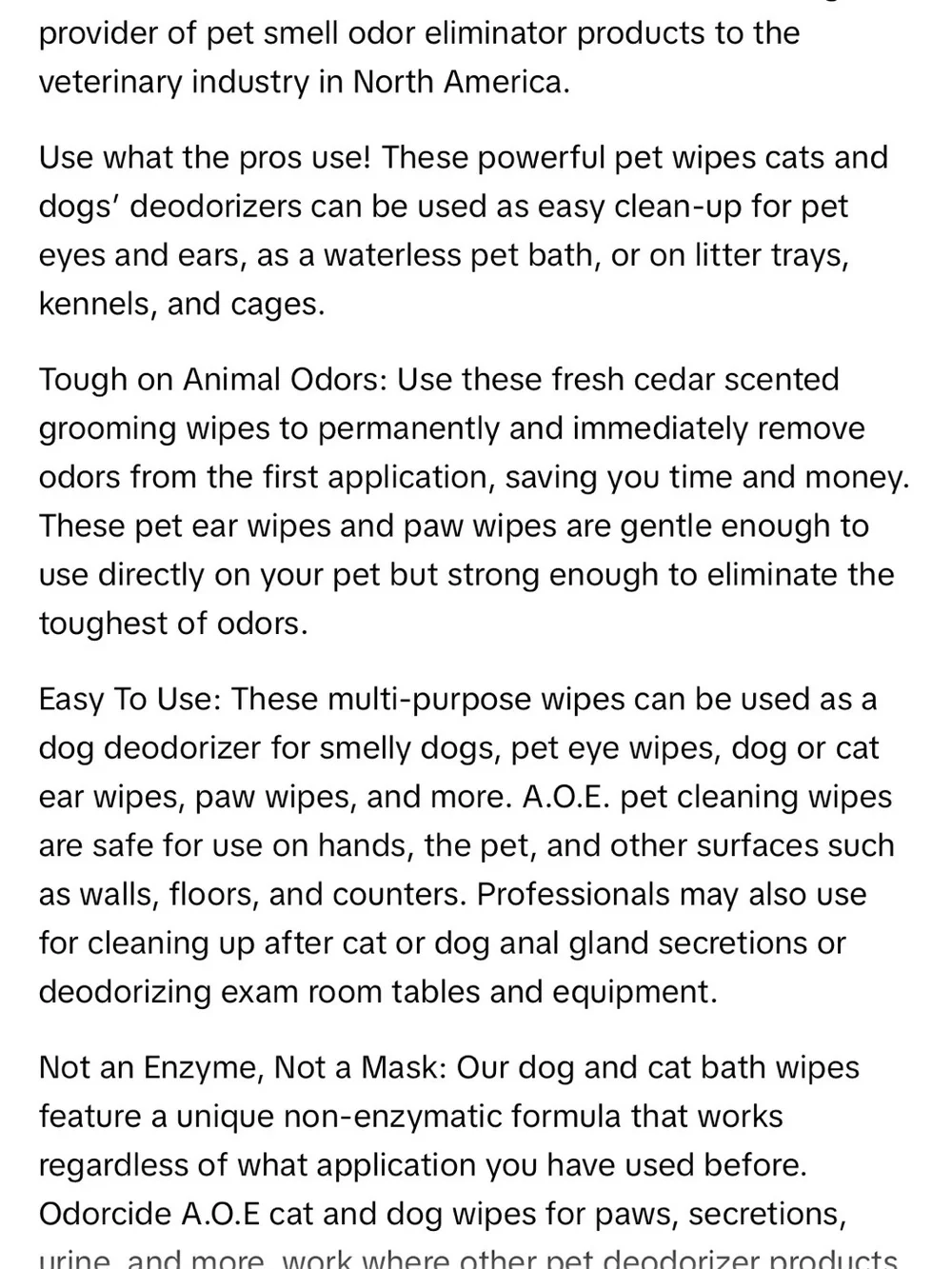 odorcide new unused