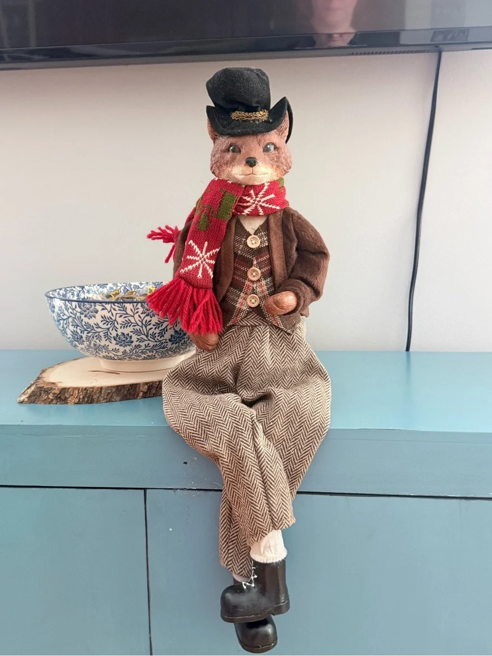 Fox Sitter Male Cracker Barrel Woodland Theme New, Retired