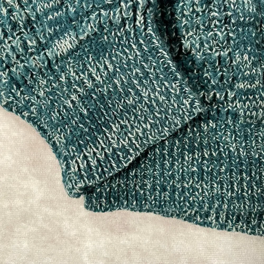 80’s Saturday Green Cozy Knit Sweater