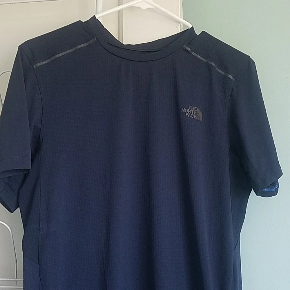 The North Face Men's Kilowatt Short Sleeve Technical Tee Shirt Dark Blue