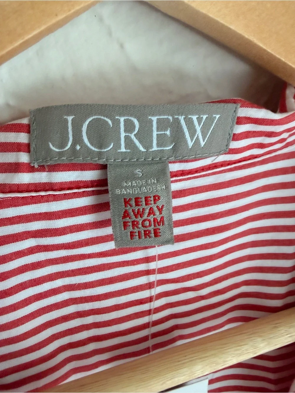 J. Crew lightweight red