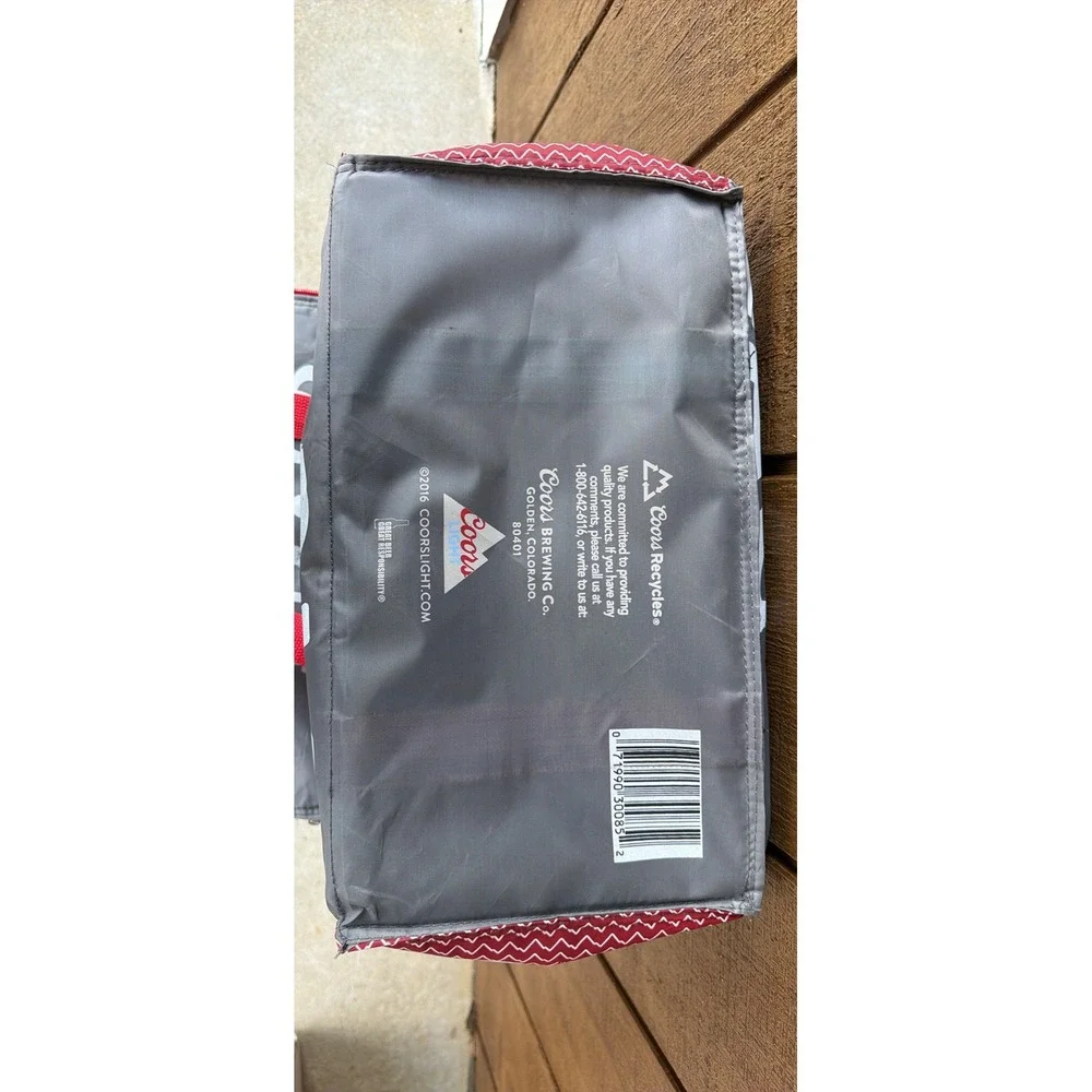 Lot of 3 Coors Light 36 Can Insulated Cooler Bags NASCAR & Silver Bullet Promo