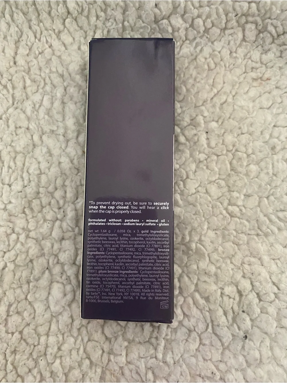 tarte rose gold box