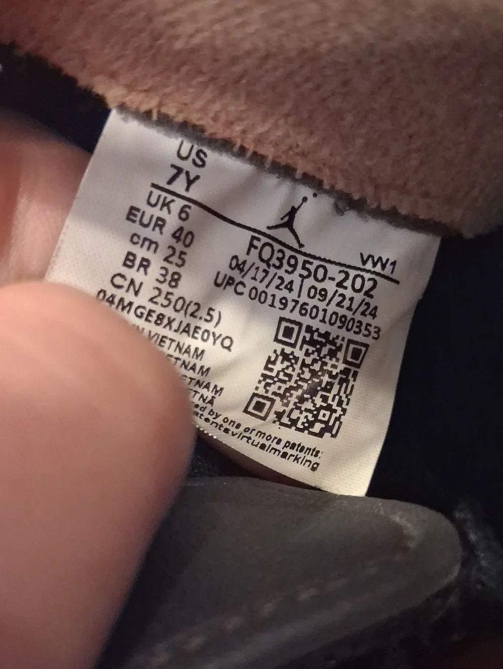 Jordan kids sneakers