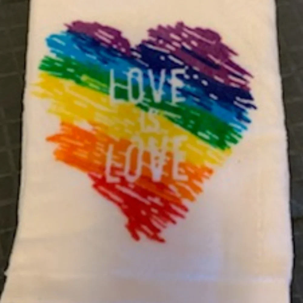 Isaac Mizrahi Love is Love Dish Towels