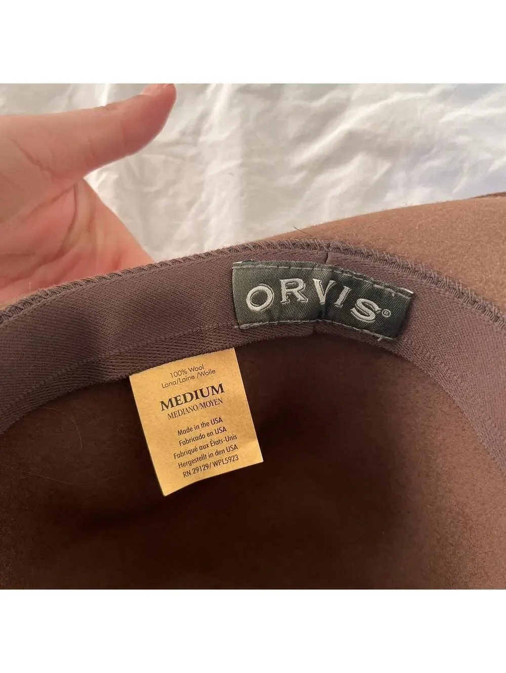 Orvis brown greenish