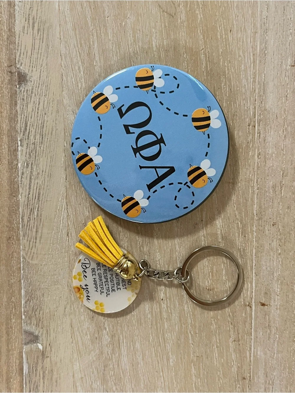 OPHIA Keychain and Pin
