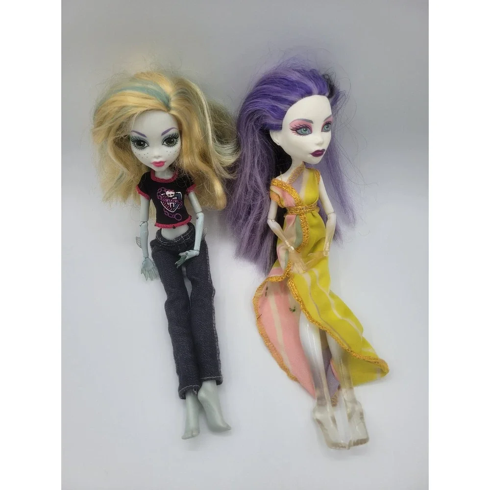 Monster High Lagoona Blue and Spectra Vondergeist Doll Lot Mattel Articulated