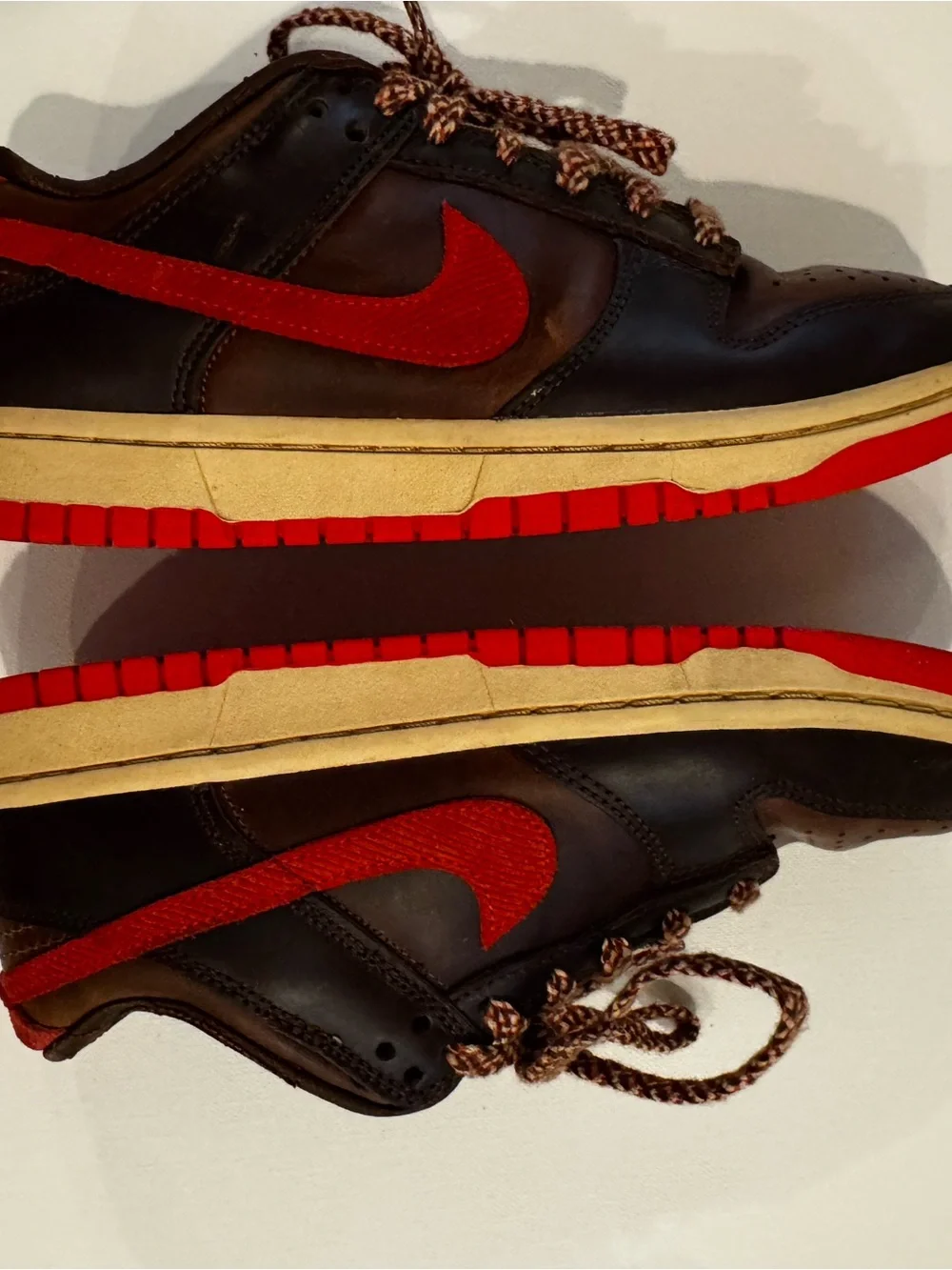 Nike brown leather