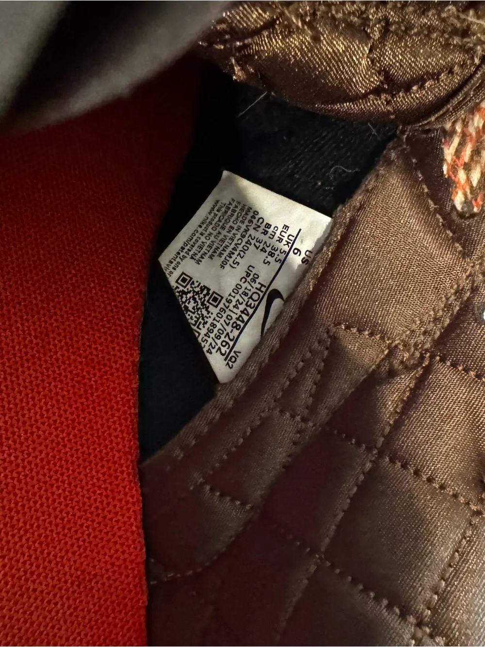 Nike brown leather