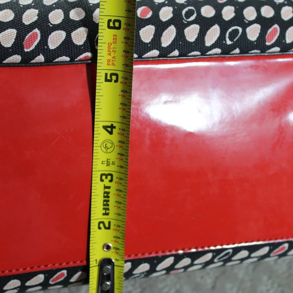 Coach canvas red