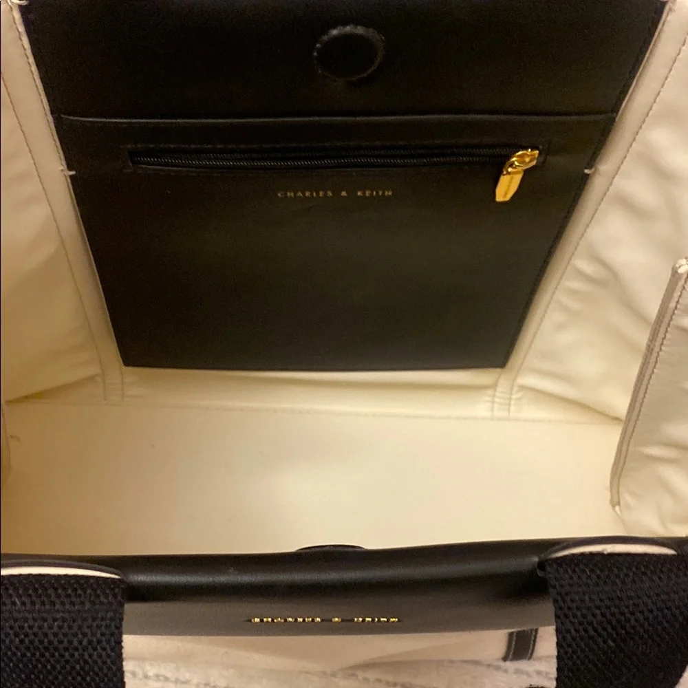 Charles & Keith leather handles clean