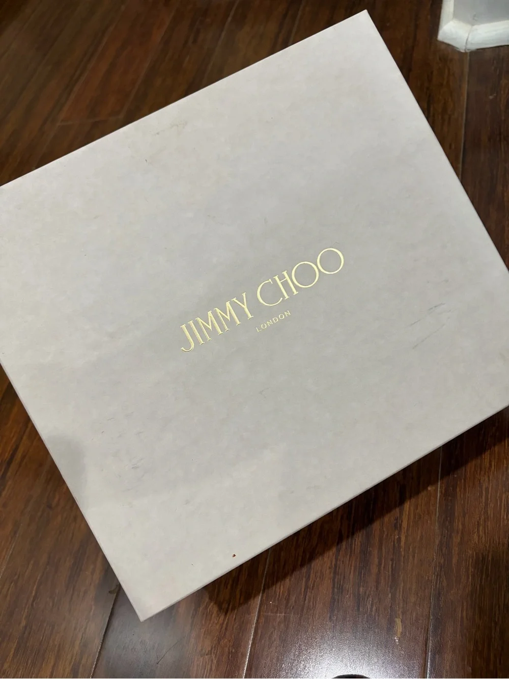 Jimmy Choo Beige Patent Espadrille Wedge Sandals