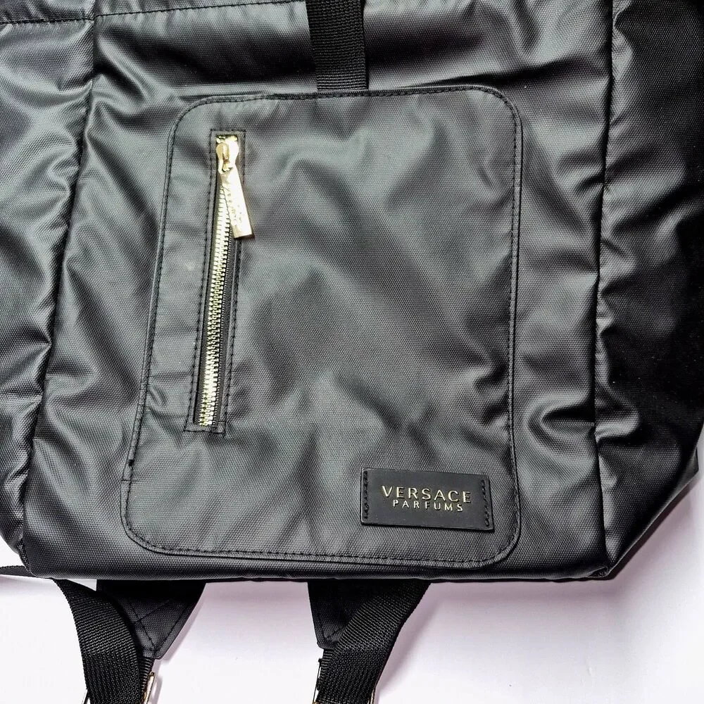 Versace repeated black shoulder