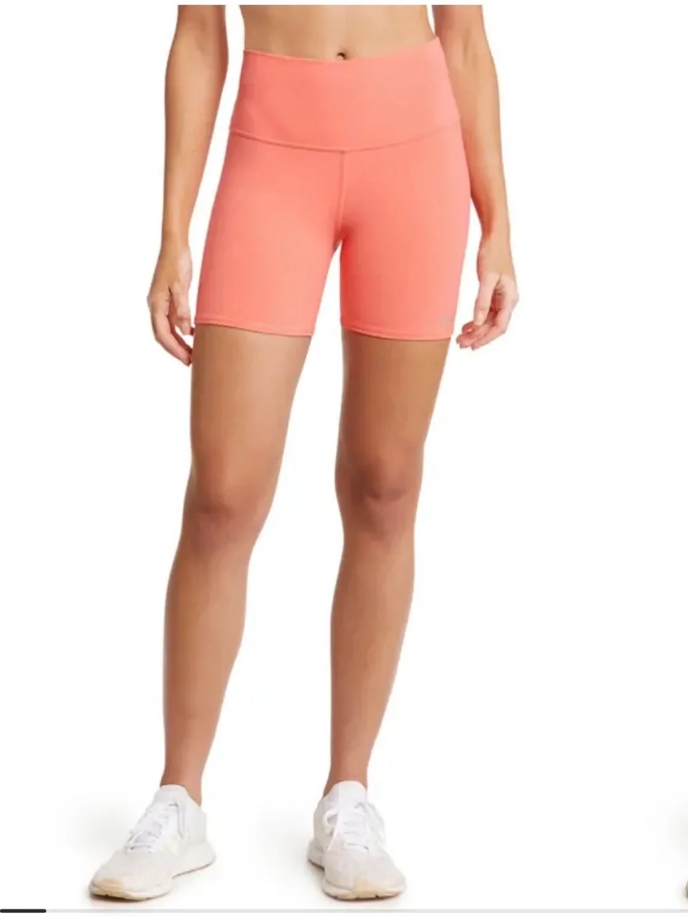 Alo Airbrush High-Waist Coral Women’s Bike Shorts