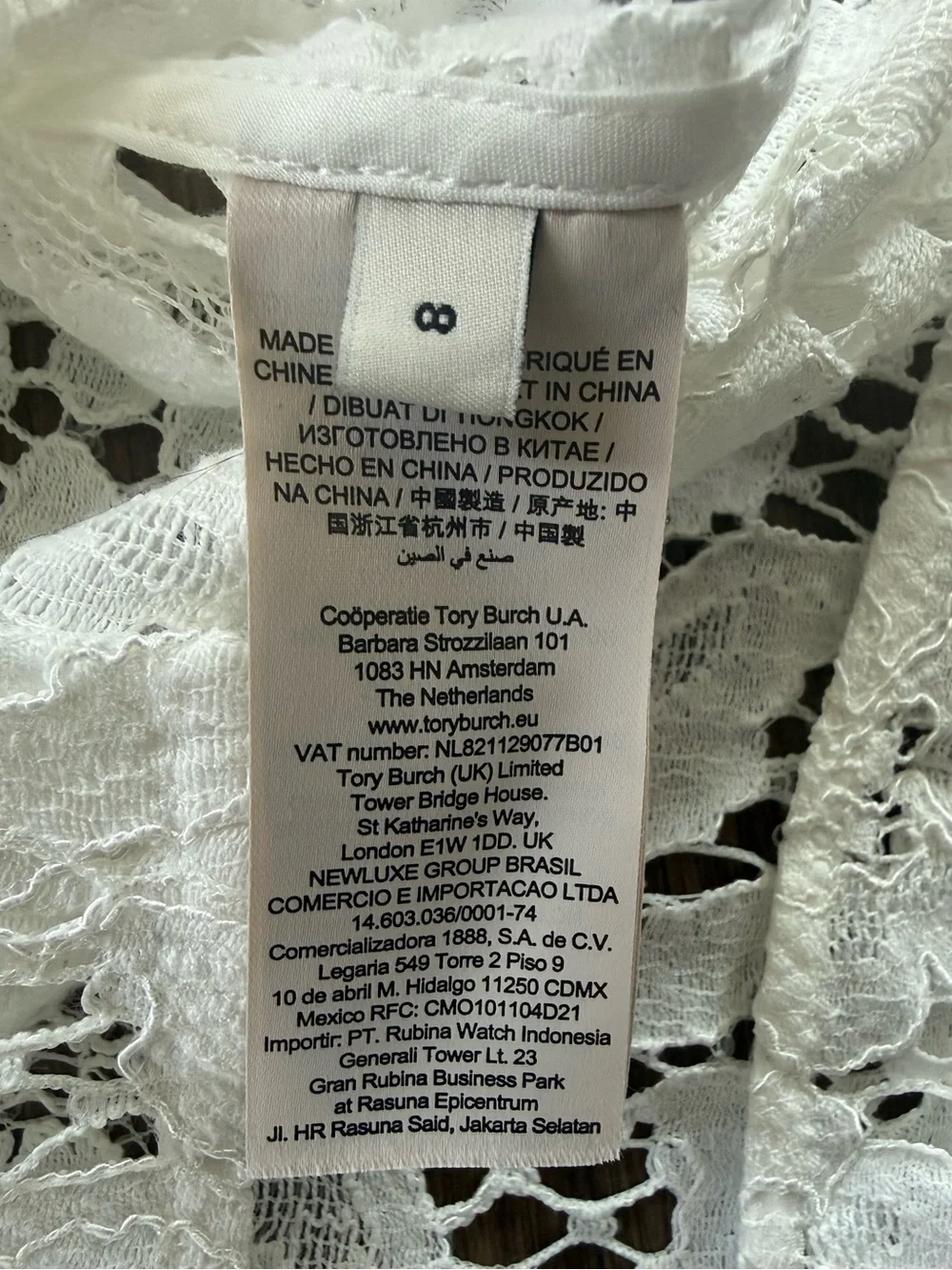 Tory Burch cotton 9cm