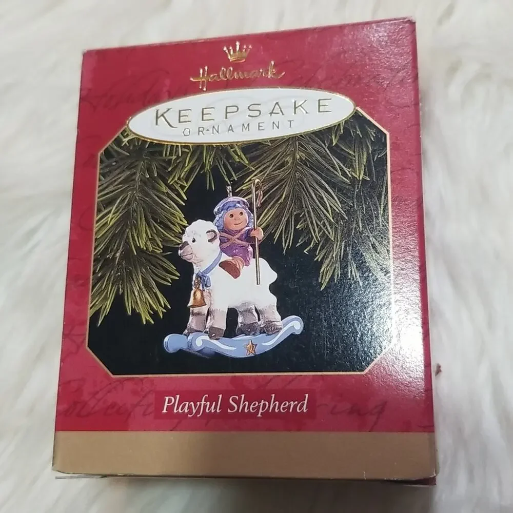 Vintage Hallmark Keepsake Ornament Faithful Shepherd 1997