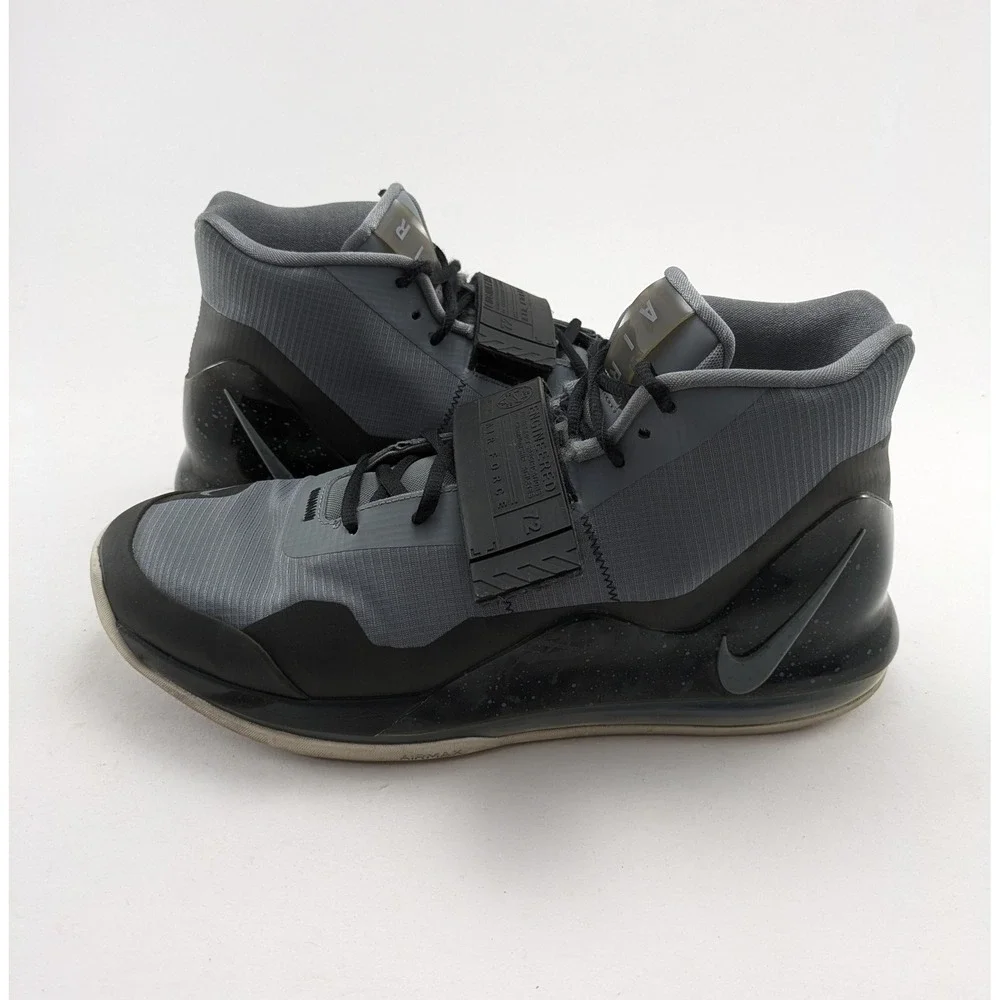 Mens Nike Air Force Max Black White AirMax High Top 72 Shoes AR0974-006 Size 13