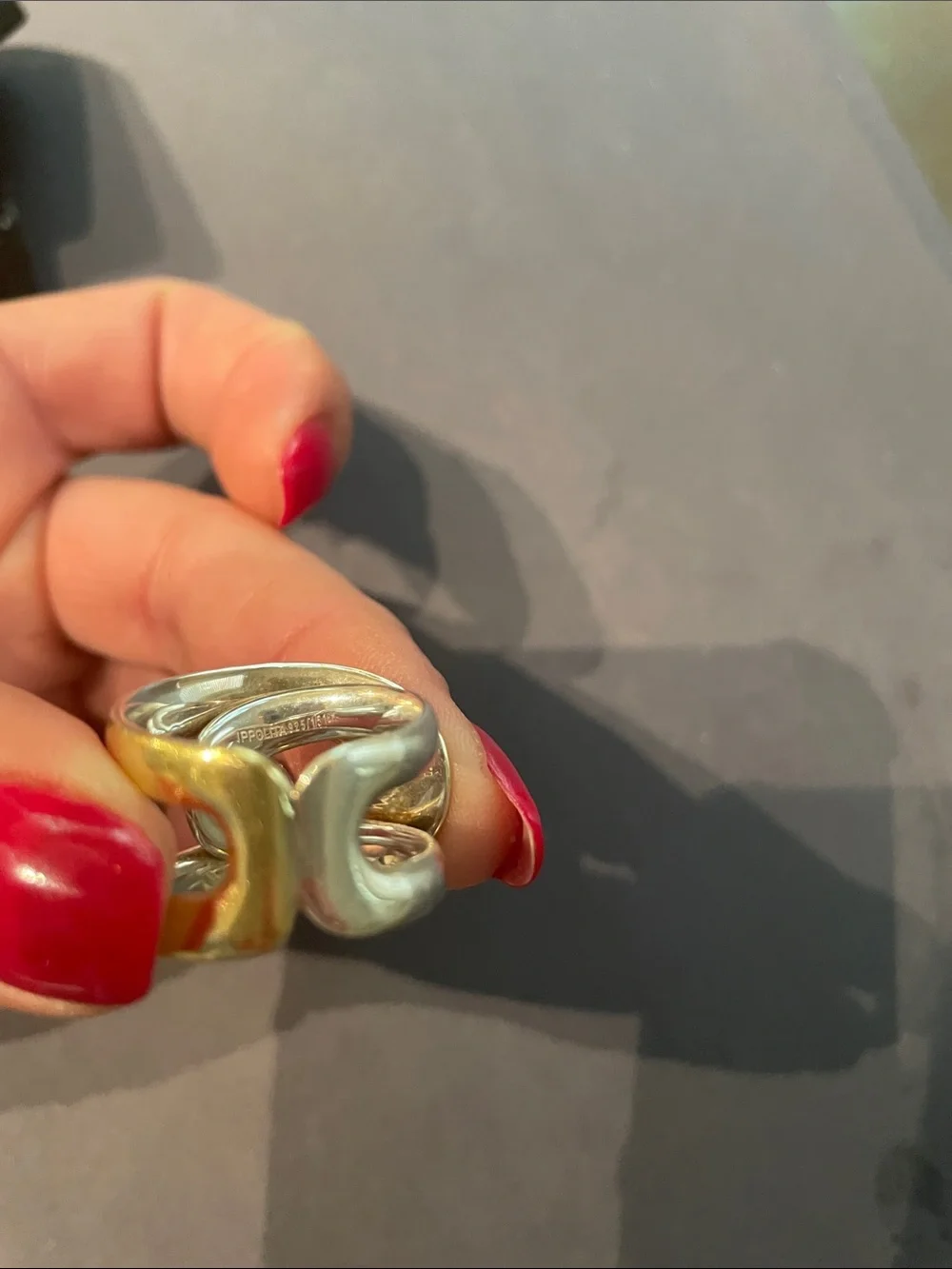 Ippolita scratches slight back