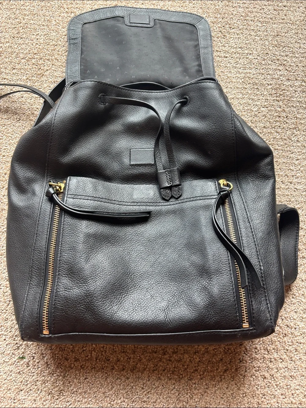 Cole Haan structured leather