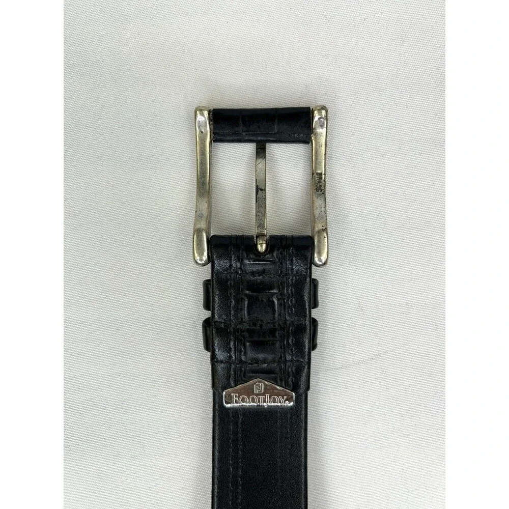 Footjoy Black Genuine Leather Golf Belt - Men's Size 34