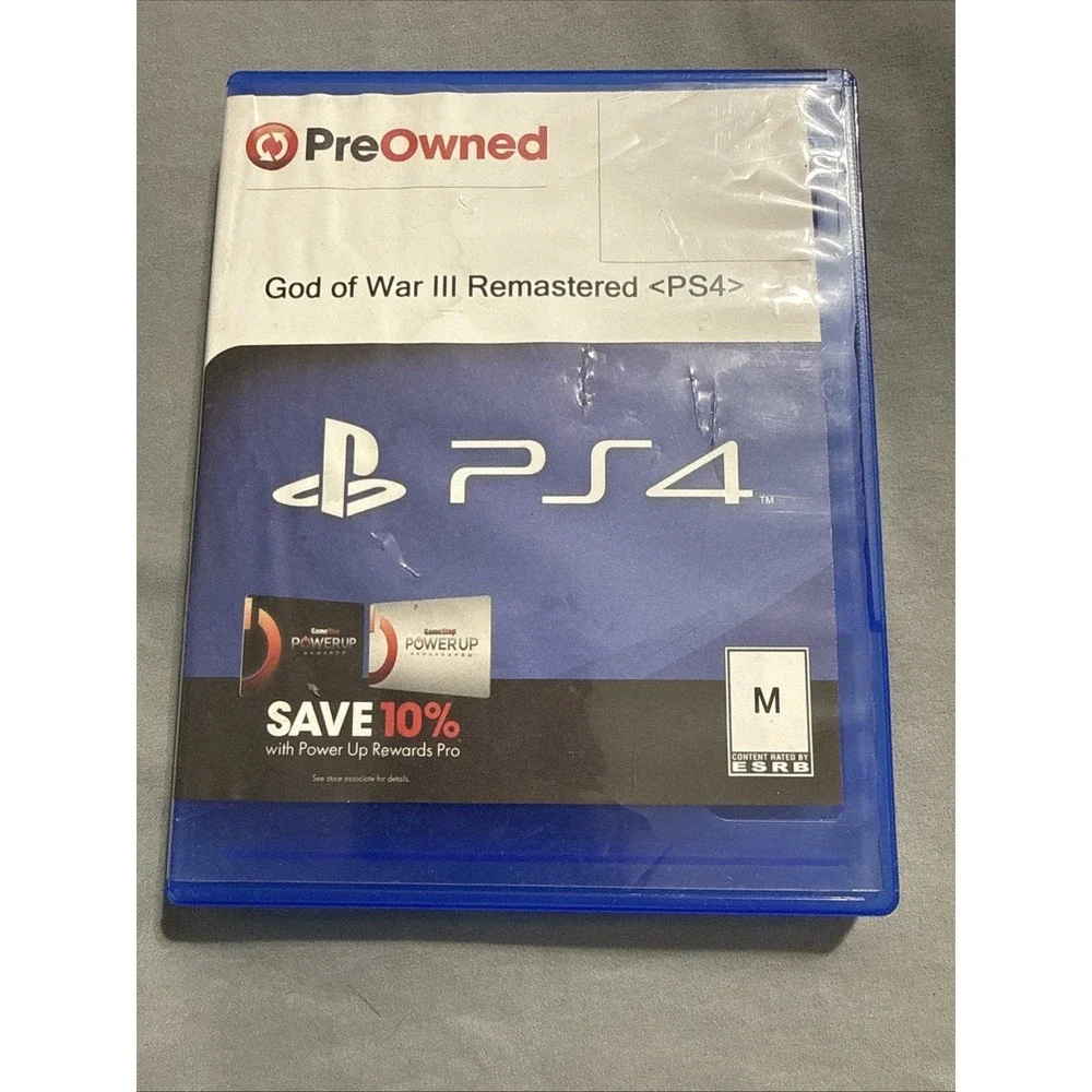 God Of War Three Remastered Sony Playstation 4 Without Original Box