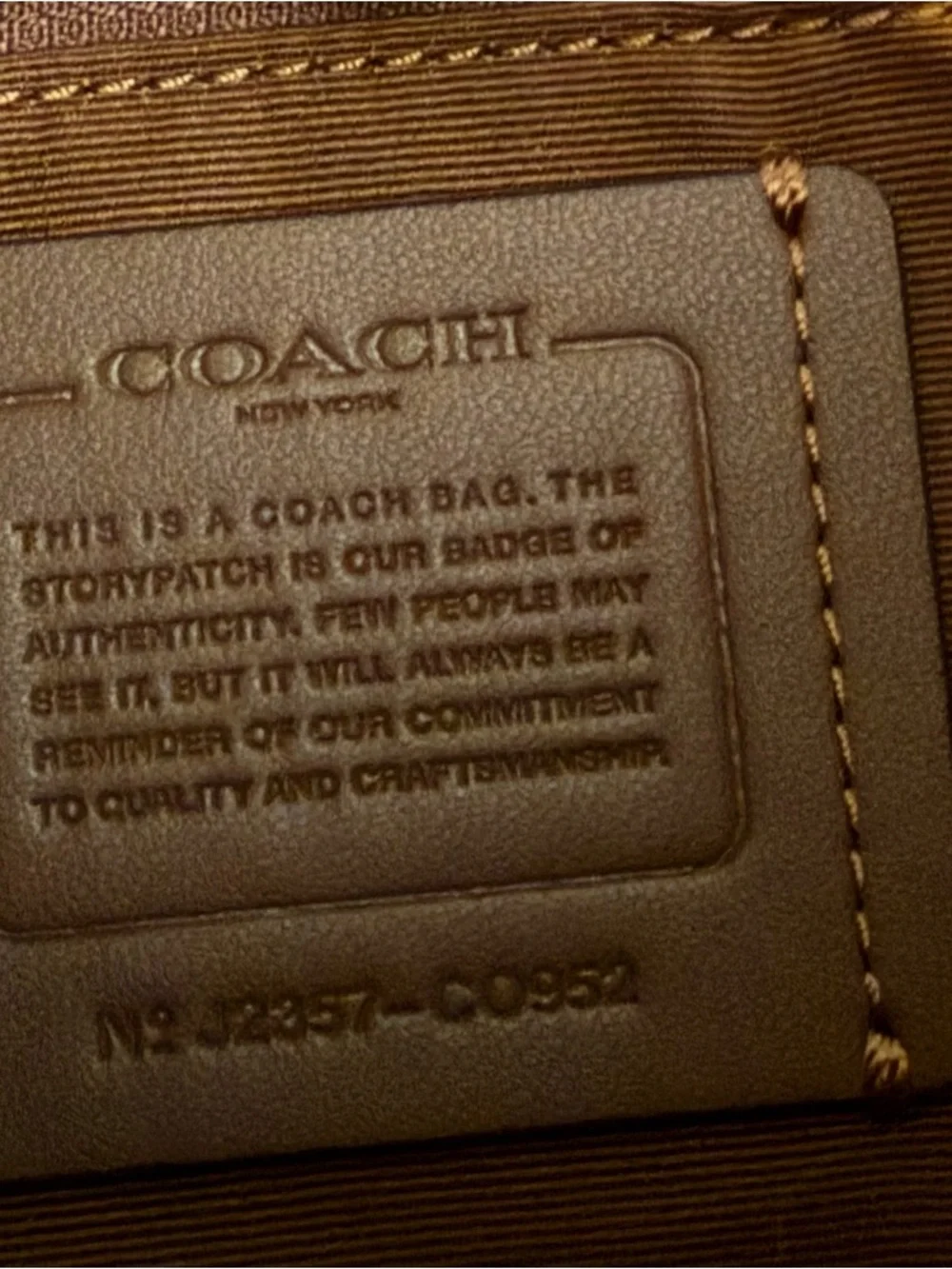 Coach euc mint